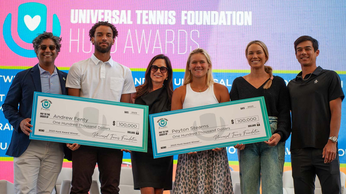 Peyton Stearns and Andrew Fenty Receive Universal Tennis Foundation Hurd Awards 